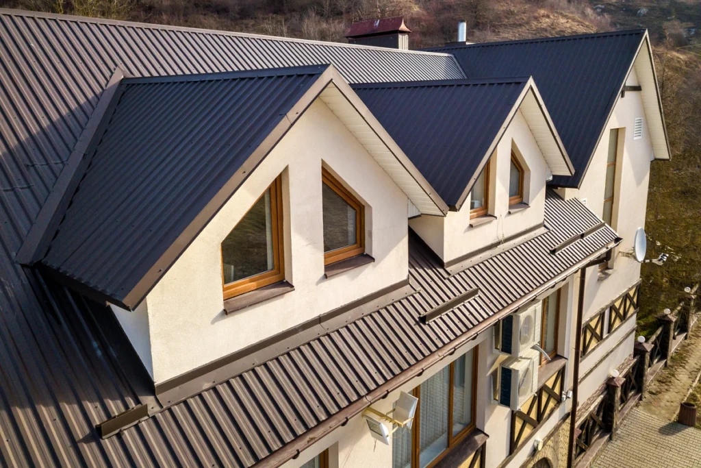 brown-metal-roof