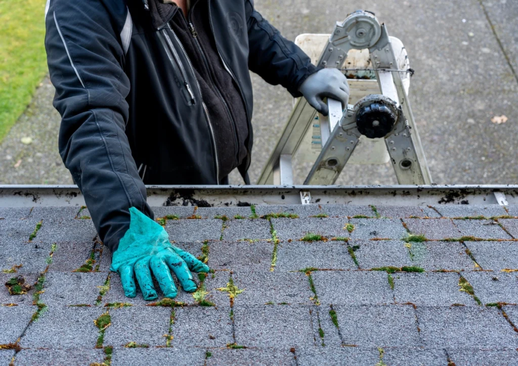 performing a roof inspection before a roof tear off